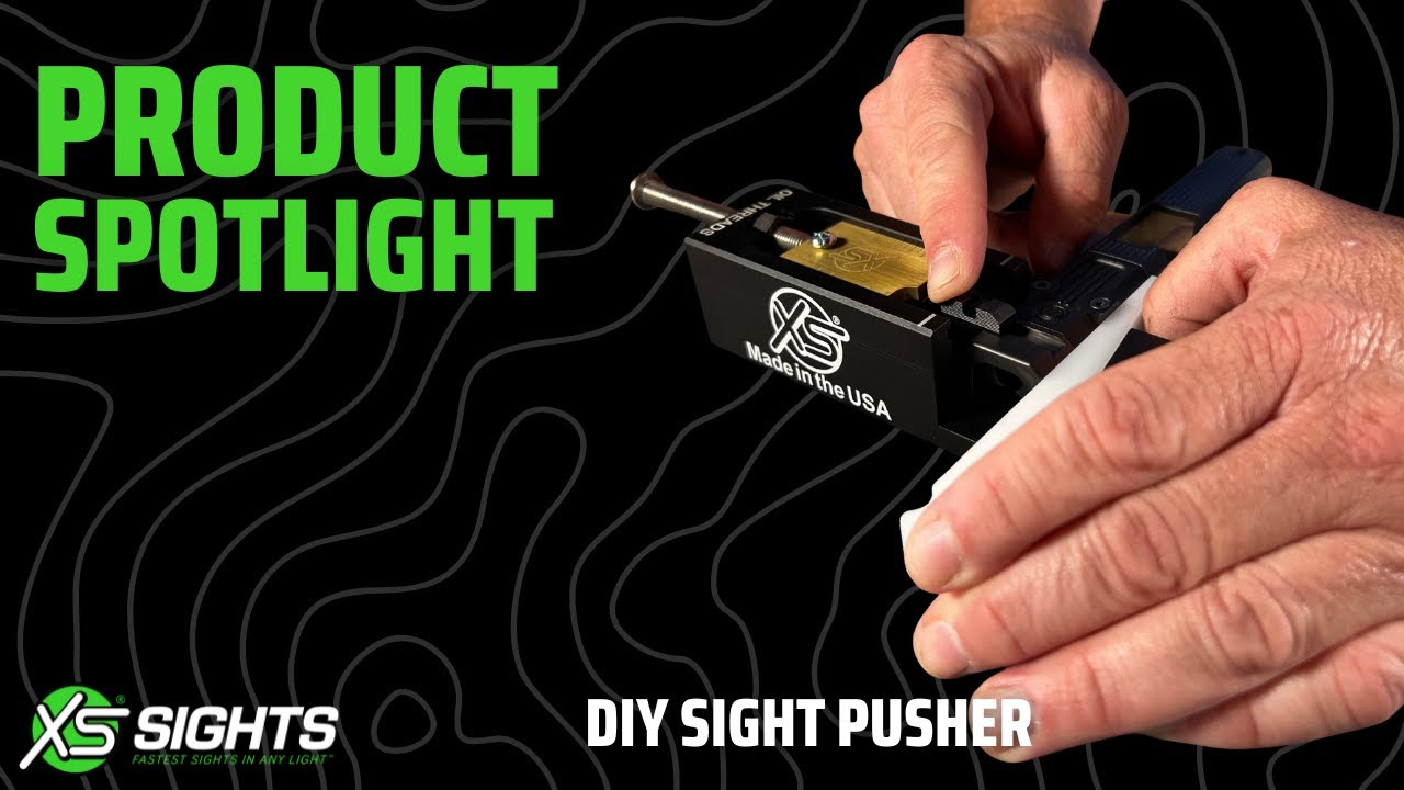 DIY Series™ Inline Rear Sight Pusher for Glock Pistols - Introduction