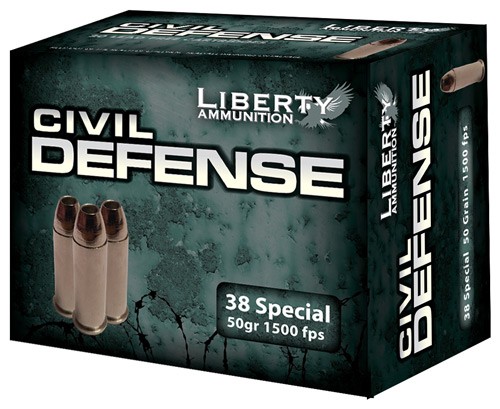 Acd38.Jpg Liberty Civil Defense 38 - Special 50Gr Hp 20Rd 10Bx/Cs - Red Cliffs Tactical