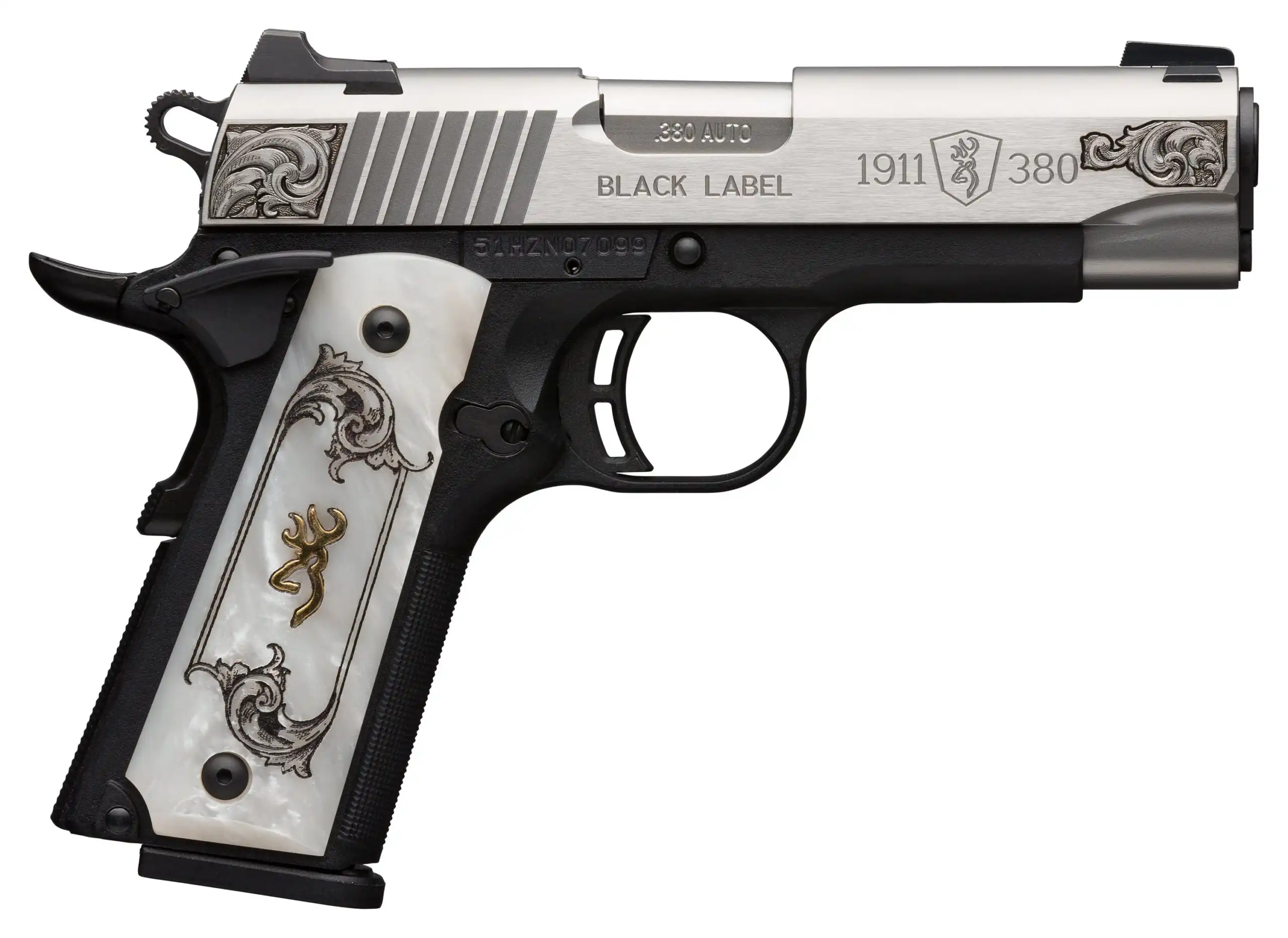 BROWNING 1911-380 BL 380ACP 3.6" ENGR
