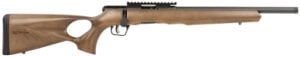 SAVAGE ARMS B17 17HMR BLK/WOOD 18" THD