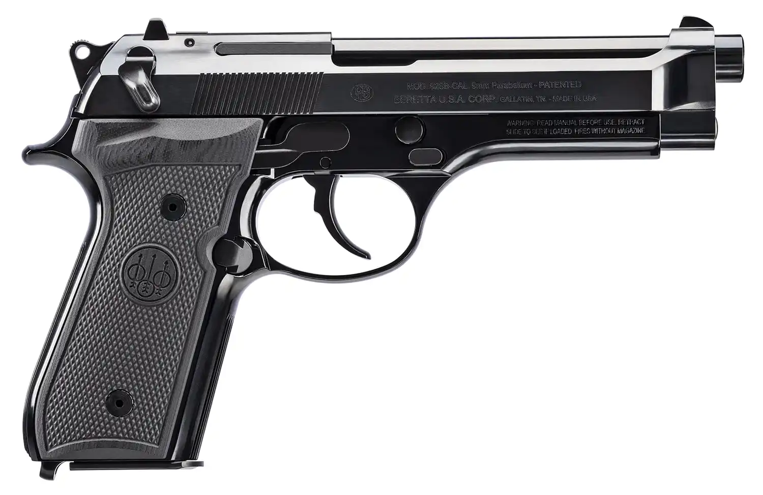BERETTA 92FS 9MM BL/SYN 4.9" 15+1 50TH