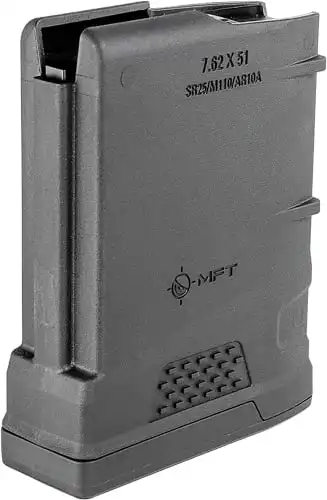 MFT MAGAZINE AR10/SR25 7.62X51 - 308 WIN 10RD SCORCHED EARTH