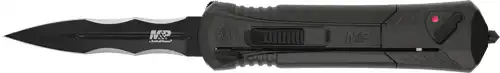 S&W KNIFE M&P OTF 3.5" AUS-8 - BLADE TIP DOWN CARRY W/SAFETY - Image 2