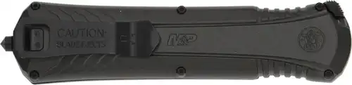 S&W KNIFE M&P OTF 3.5" AUS-8 - BLADE TIP DOWN CARRY W/SAFETY