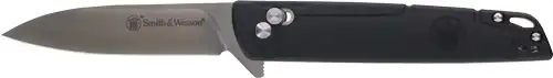 S&W KNIFE 24/7 CROSSBAR FOLDER - 3.25" SS/BLACK GENTLEMAN CARRY - Image 2