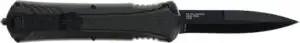 S&W M&P OTF 3.5" SINGLE EDGE - SPEAR POINT BLACK/GRAY