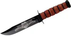 KA-BAR UTILITY KNIFE 7" 250TH - USA COMMEMORATIVE & SHEATH