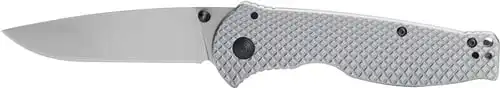 SOG KNIFE FLASH FL STONE WASHD - 3.44" CLIP POINT SS HANDLE