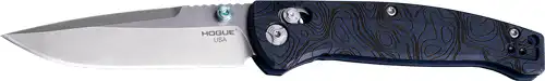 HOGUE MYSTO 3.4" ABLE LCK FLDR - CLIP POINT BLUE CANYON WATER