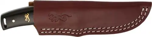 BROWNING KNIFE BUCKMARK HUNTER - 3" BLADE HARDWOOD W/SHEATH - Image 2