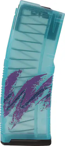 AMEND2 AR-15 MAGAZINE 5.56X45 - 30RD POLY MODC TEAL JAZZ