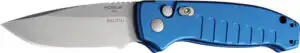HOGUE BALLISTA-I BUTTON AUTO - DROP POINT BLADE TMBLD BLU 3.5