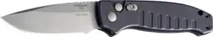 HOGUE BALLISTA-I BUTTON AUTO - DROP POINT TUMBLED BLK 3.5"