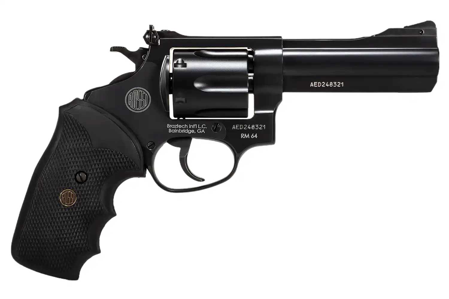 ROSSI RM64 357MAG BL 6RD 4" AS