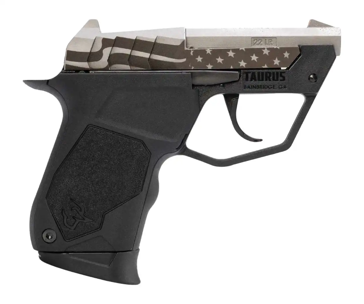 TAURUS 22TUC 22LR BLK/FLAG 2.5" 9+1