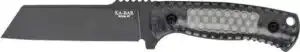 KA-BAR LES GEORGE COOL NAME - 4.62" SHEEPSFOOT & SHEATH