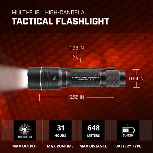 STREAMLIGHT PRO-TAC HP-X USB - LIGHT WHITE LED W/ USB CORD - Image 2