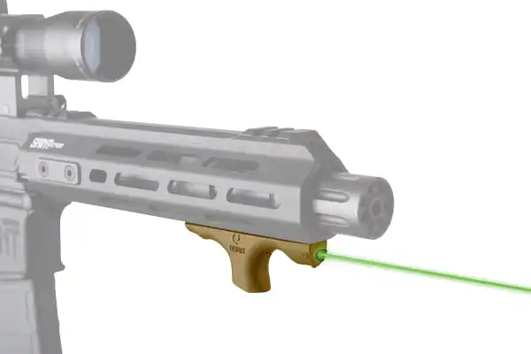 VIRIDIAN LASER HANDGUARD HS1 - GREEN W/HAND STOP M-LOK FDE