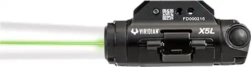 VIRIDIAN LASER/LIGHT X5L GREEN - GEN3 UNI RAIL MNT W/ECR