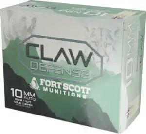 FORT SCOTT 10MM 190GR - CLAW DEFENSE FN 20RD 25BX/CS