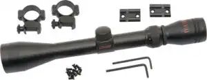 TRADITIONS SCOPE KIT 3-9X40MM - DUPLEX MEDIUM RINGS 2PC BASE