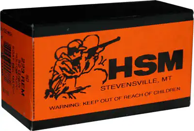 HSM 223 REM 52GR MATCH BTHP - 50RD 10BX/CS