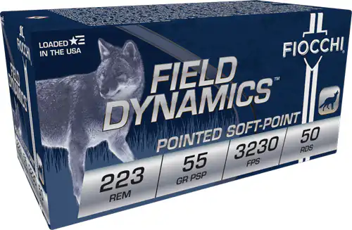 FIOCCHI 223 REM 55GR PSP - 50RD 10BX/CS