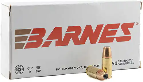 BARNES 9MM 115GR JHP - 50RD 10BX/CS