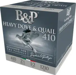 B&P 410 2.5" 1/2OZ #6 - 1210FPS 250RD CASE LOT