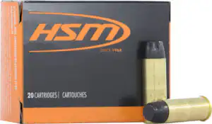 HSM SUBSONIC 45 LC 400GR - HARD CAST LEAD FN 20RD 20BX/CS
