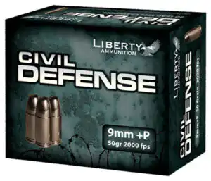 LIBERTY CIVIL DEFENSE - 9MM LUGER 50GR HP 20RD 50BX/CS