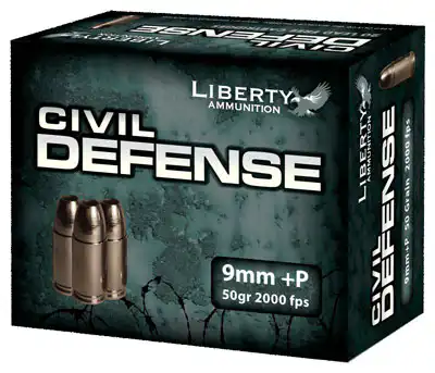 LIBERTY CIVIL DEFENSE - 9MM LUGER 50GR HP 20RD 50BX/CS