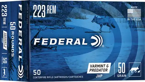 FEDERAL AE 223 REM 50GR JHP - 50RD 5BX/CS - Image 2