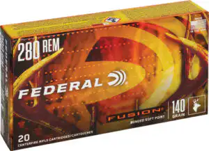 FEDERAL FUSION 280 REM 140GR - FUSION 20RD 10BX/CS
