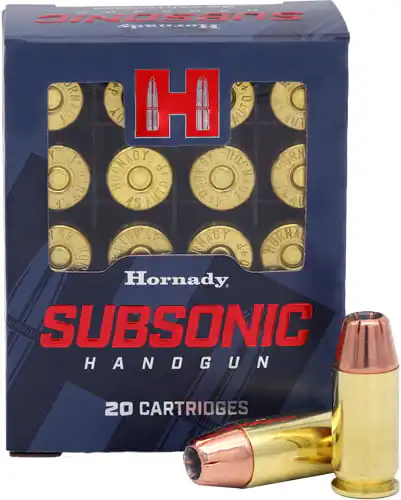 HORNADY SUBSONIC 40 SW 180GR - XTP 20RD 10BX/CS
