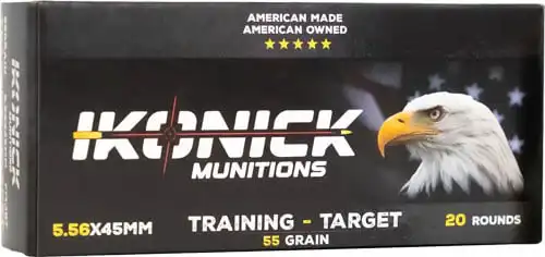 IKONICK USA 5.56 55GR FMJ - 20RD 25BX/CS