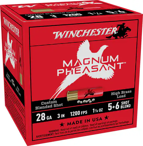 WINCHESTER MAGNUM PHEASANT - 28GA 2.75" 1-1/8OZ 5&6 25RD
