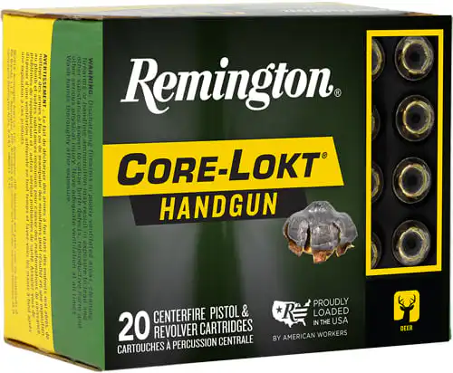 REMINGTON 10MM 200GR - CORE-LOKT JHP 20RD 10BX/CS