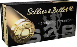 S&B 10MM 180GR FMJ 50RD - 20BX/CS