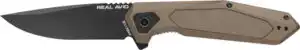 REAL AVID RAV-3 KNIFE ASSISTED - FOLDING 3.25" BLADE TAN