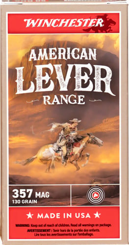 WINCHESTER AMERICAN LEVER - 357 MAG 130GR FMJ 50RD 10BX/CS