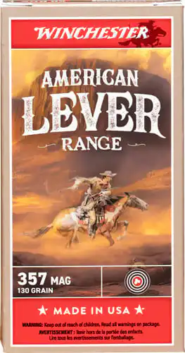 WINCHESTER AMERICAN LEVER - 357 MAG 130GR FMJ 50RD 10BX/CS