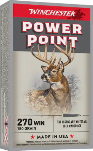 WINCHESTER SUPER-X 270 WIN - 150GR POWER POINT 20RD 10BX/CS