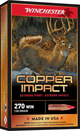 WINCHESTER COPPER IMPACT 270 - WSM 130GR XP 20RD 10BX/CS