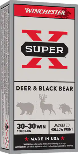 WINCHESTER SUPER-X 30-30 WIN - 150GR JHP 20RD 10BX/CS