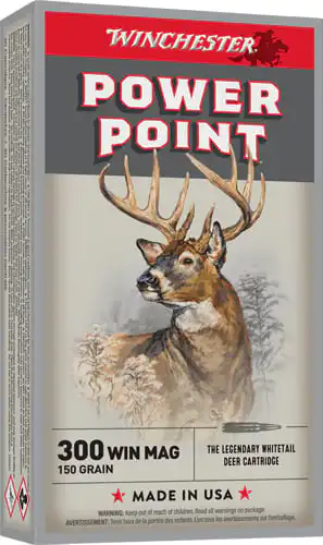 WINCHESTER SUPER-X 300 WIN MAG - 150GR POWER POINT 20RD 10BX/CS