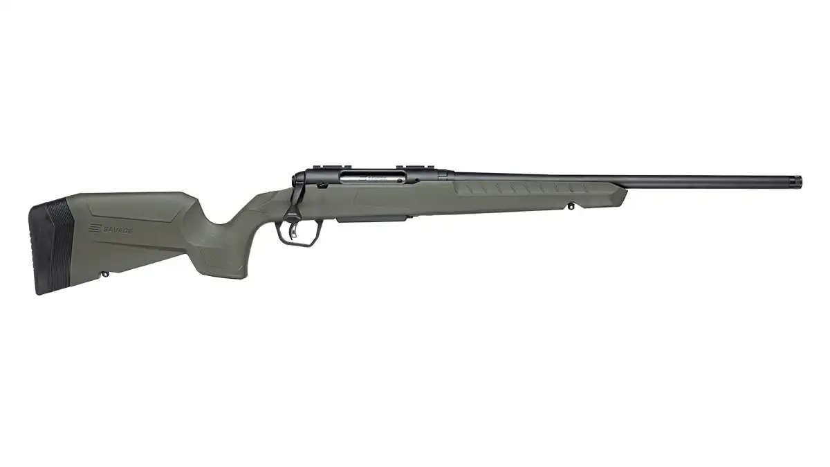 SAVAGE ARMS AXIS 2 243WIN BL/GRN 20" TB