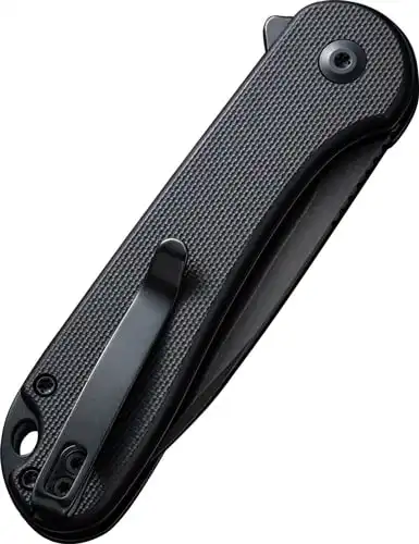 CIVIVI KNIFE ELEMENTUM II 2.96 - " G-10/BLK STONEWASH CLAM PACK - Image 2