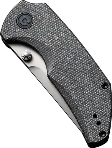 CIVIVI KNIFE THUG 2 2.69" DARK - GREEN MICARTA/SILVER BLADE