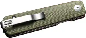 CIVIVI KNIFE SENDY 2.83" - MILLED GREEN/RED G-10 SATIN